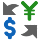 Currency exchange emoticon
