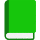 Green book emoticon