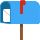 Open mailbox with flag emoticon