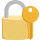 Lock and key emoticon