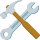 Hammer and wrench emoticon