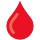 Blood drop emoticon