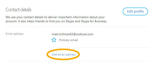 add new contscta on skype for business mac