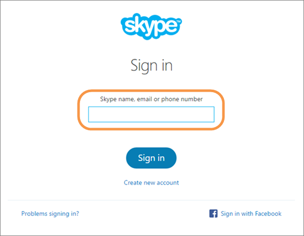 create skype account using mobile number