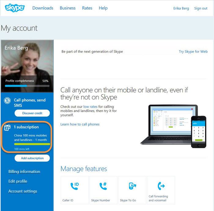 using skype without microsoft account