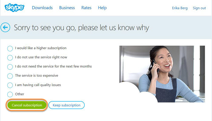 Cómo cancelo o cambio mi plan de Skype? | Servicio de asistencia de Skype