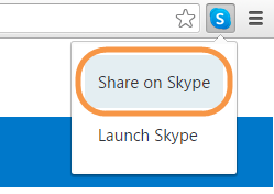 skype web extension