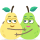 Great pear emoticon
