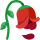 Wilted flower emoticon