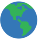 Earth globe Americas emoticon