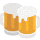 Beer mugs emoticon