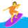Person surfing emoticon