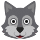 Wolf Face emoticon