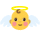 Baby angel emoticon