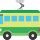 Trolley bus emoticon