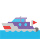 Motor boat emoticon