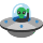 Flying saucer emoticon