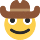 Face with cowboy hat emoticon