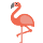 Flamingo emoticon