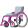 Manual wheelchair emoticon