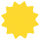 Sun with rays emoticon