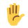 Raised hand emoticon
