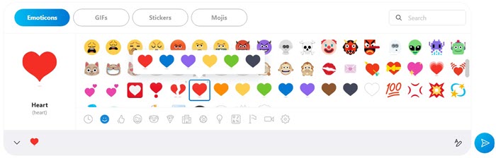 microsoft skype for business emoticons shortcuts 2015