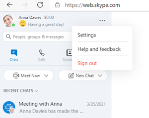 skype sign in invisible
