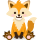 Fox hug emoticon