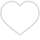 White heart emoticon