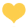 Yellow heart emoticon