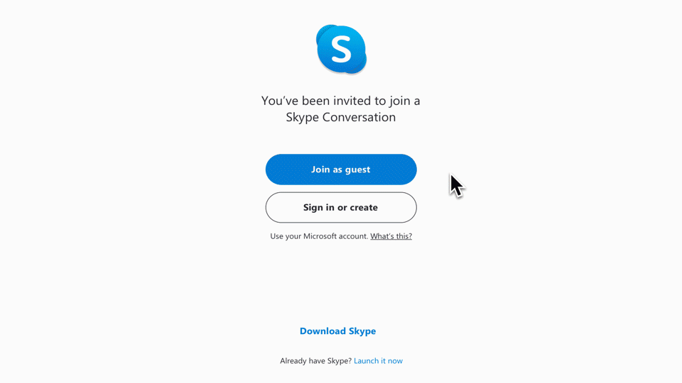 Skype アカウントなしで Skype をお試しください Skype サポート