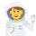 Man astronaut emoticon