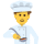 Man chef emoticon