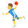 Man playing handball emoticon
