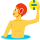 Man playing water polo emoticon