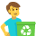 Man recycling Emoticon
