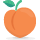 Peach emoticon