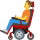 Person in motorized wheelchair emoticon