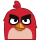 Angry red emoticon
