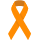 Orange Ribbon emoticon