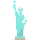 Statue of liberty emoticon