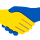Ukraine handshake emoticon