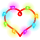 Xmas heart emoticon