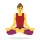 Yoga emoticon