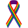 Pride ribbon emoticon