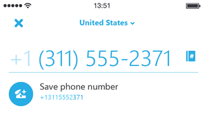 cannot find skype phone number