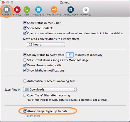 Skype meetings app plugin