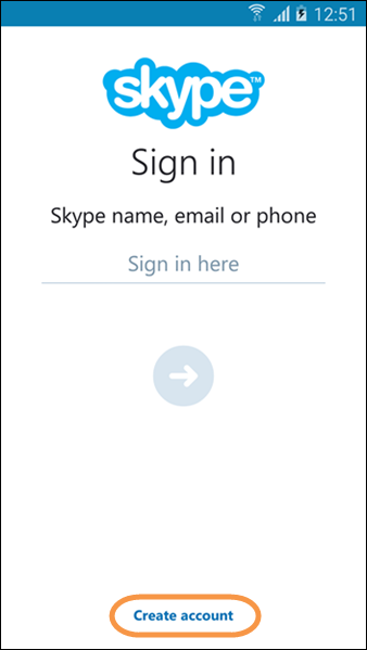 skype sign in microsoft