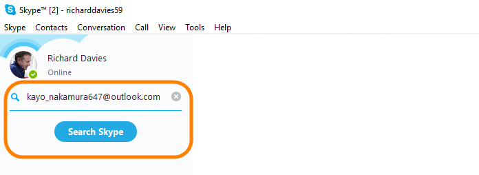 skype online member search